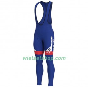 Fietsbroek Lang met Bretels 2018 FDJ N001
